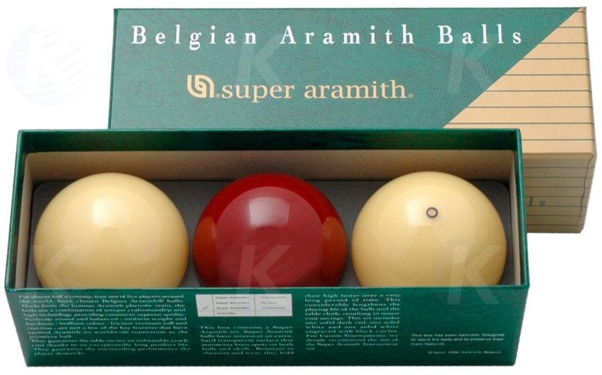 Karambolové koule SUPER Aramith Traditional 3, 61,5 mm