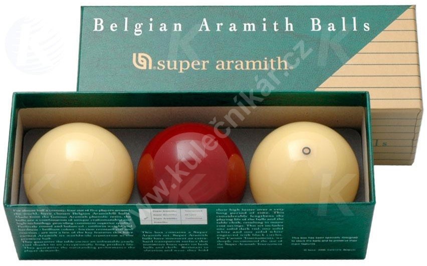 Aramith 61.5mm Super Pro-Cup Belgian Carom Ball Set 