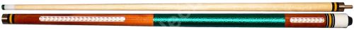 Universal Cues Pool Cue - Green Line Cubes