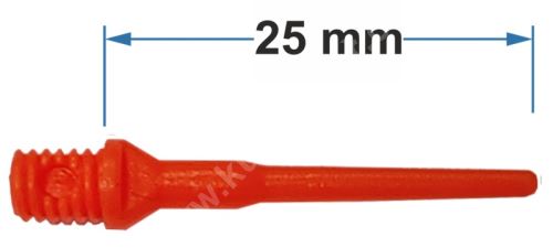 Hroty TUFLEX závit 2BA, 25mm, Oranžové, 20ks