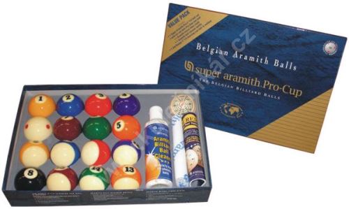 Aramith pool balls SUPER Pro Value Pack, 57.2 mm