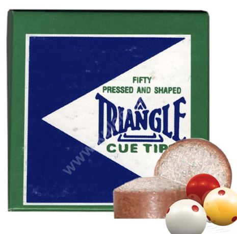 TRIANGLE leather cue tips
