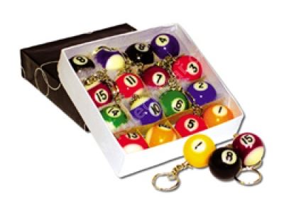 Sada - key chain, a pool ball No. 1-15