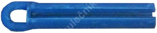 Puller for bonding leather cue - solid rubber blue