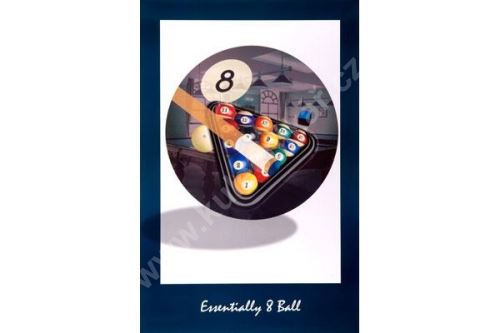 Kulečníkový plakát Essentially 8 Ball