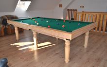 Amateur snooker pool billiards 9 feet, 3-piece slate board