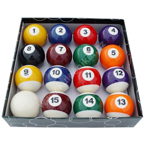 Billiard pool balls STANDARD AA - 57.2 mm