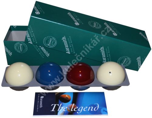 Karambolové balls Aramith Premier 4, set of balls 61.5 mm