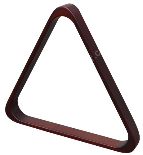 Dřevěný trojúhelník na poolové koule 57,2 mm, mahagon