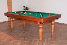 QUEEN Billiards Pool 8 ft, 3-piece slate, 4 feet