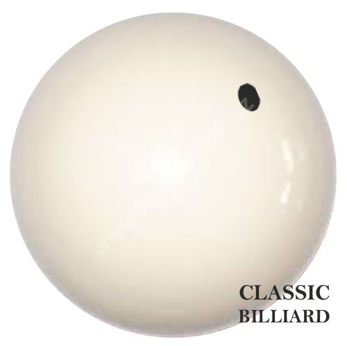 Náhradní karambolová koule BCB bílá s tečkou 61,5mm