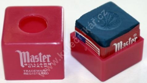 Chalk for billiard MASTER Chalk box of protection