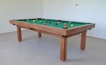 Amateur snooker pool billiards 8 feet, 3-piece slate, 4 feet