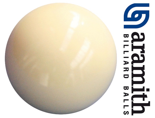 Bílá koule ARAMITH 60,3 mm, pool biliard