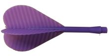 Plastová letka fialová, závit 2BA 6 mm