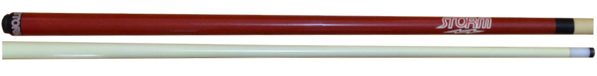 1-dílné tágo fiberglass STORM Red, kůže 12mm šroubovací