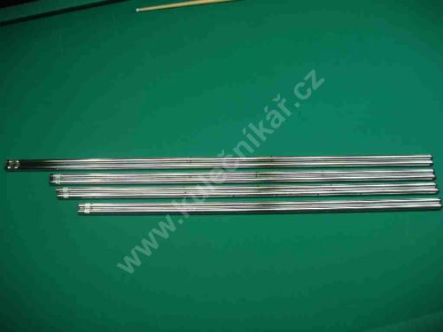 Rod for table football - players without bars 16 mm - set of 8 pieces