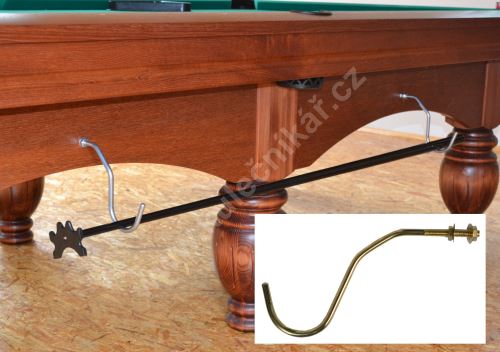 Brass hook for snooker