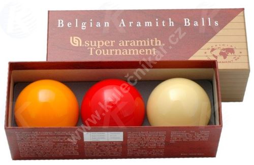 Karambolové koule SUPER Aramith Tournament 3, 61,5 mm