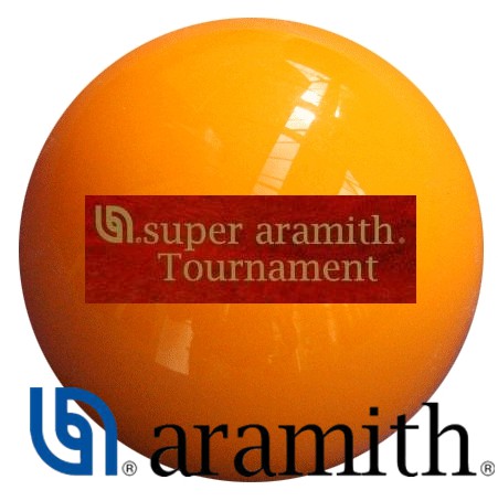 Karambolová koule Super Aramith Tournament 61,5 mm, Yellow