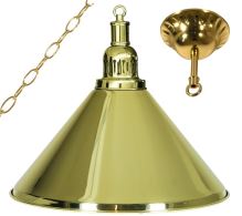 Kulečníková lampa Gold Elegant 1, zlaté stínidlo