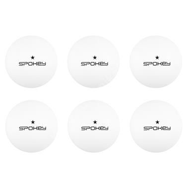 LERNER - Pingpongové míčky 1*, 6 ks, bílé